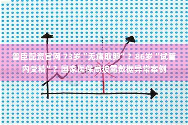 普臣配资官网 73岁“无痛取卵”？86岁“试管内受精”？国家医保局披露数据异常案例