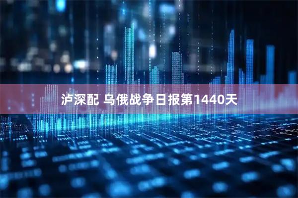 泸深配 乌俄战争日报第1440天